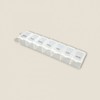 Transparent Portable Pill Case 1pc (Transparent) 8ea