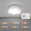 TOOWELL Motion Sensor Ceiling Light Battery Operated Indoor LED Ceiling