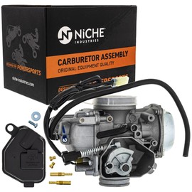 NICHE Carburetor For Honda Rancher 350 TRX350 Kawasaki Bayou 300 KLF300 16100-HN5-673 15003-1076 ATV
