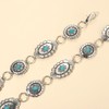Western Concho Chain Belt -Anique Metal Cowgirl Turquoise Adjustable Dresses