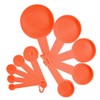 10pcs 6 Color Measuring Cups And Measuring Spoon Scoop Silicone