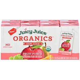 Juicy Juice Organics 100% Juice Fruit Punch 8 Ct (Pack of 3)