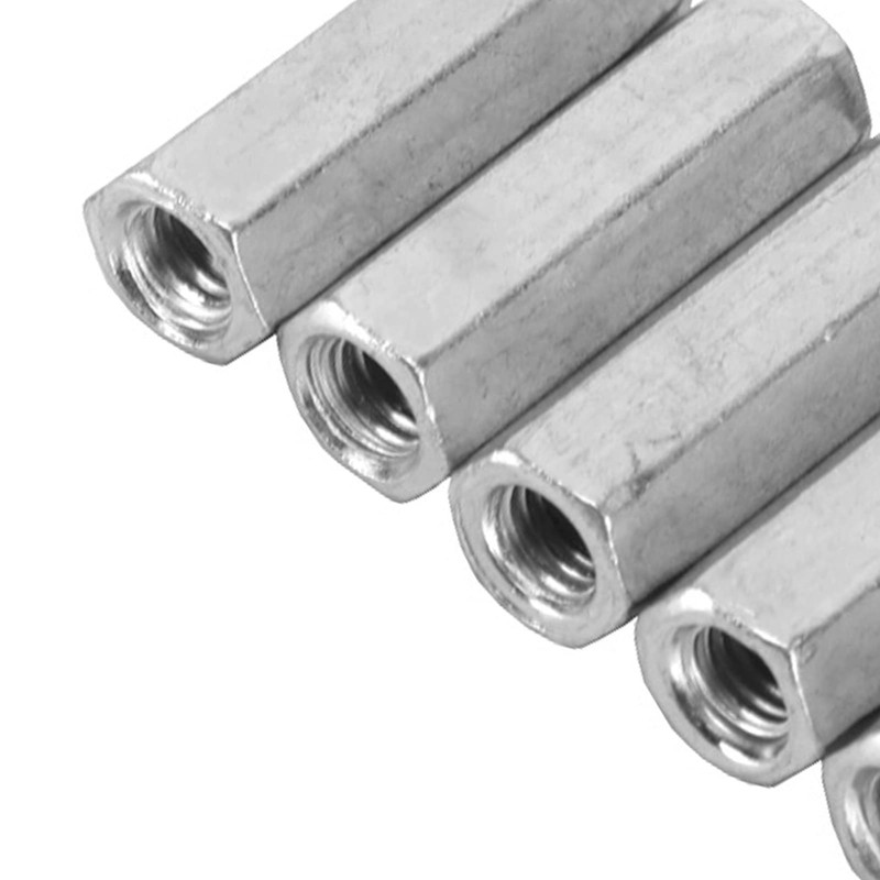 Pack of 10 Long Rod Nuts, Mounting Parts Nut M6