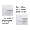 10x Window Hooks Decorative Hooks Window Clip White for Your