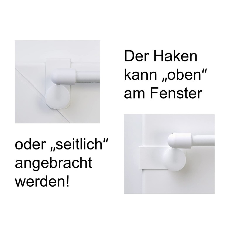 10x Window Hooks Decorative Hooks Window Clip White for Your