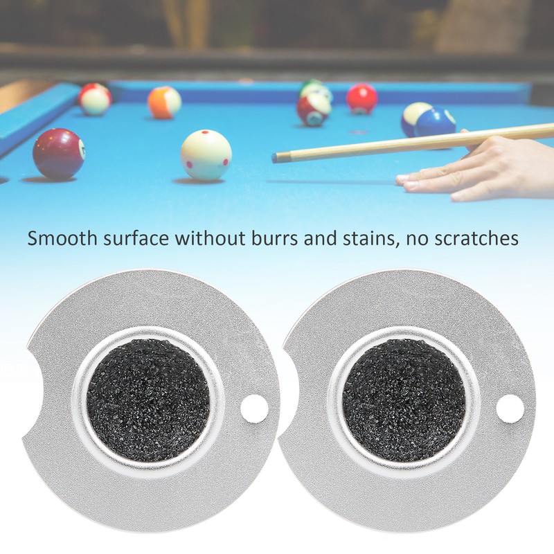 2pcs Billiard Pool Scrub Burnisher Shaper Mushroom Style Snooker Repair