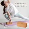 Alpha Yoga Block Cork Sliet Block
