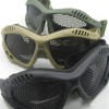Wokyo Airsoft Mesh Goggles Tactical Safety Goggles Glasses (brown)