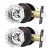 Orger 2 Pack Glass Door Knobs with Oil Rubbed Bronze