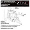 Zeno Rotor Adaptor – Postmount caliper to Flatmount fork with