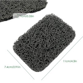 JJiaoLinin Sponge Soap Cushion, Pack of 4 Soap Holder, Soap Saver, Soap Dish, Reusable, Non-Slip, Efficient Soap Holder for Shower, Bathroom, Kitchen, Grey