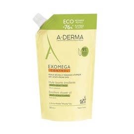 ADERMA, Exomega Control Aceite Limpiador Emoliente Eco Refil, Para Piel Seca o con Tendencia Atópica, 500 ml