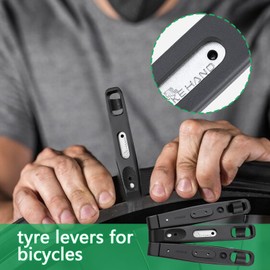 Road Bike Tire Levers - Nylon Tire Changing Lever Tool,Hand Tyre Removal Non Slip Bicycles Repair Accessories for Beginners Enthusiasts Adults