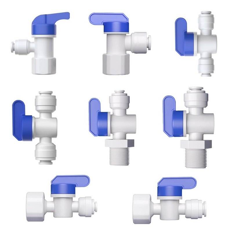 tooloflife 3/8" Tank Ball Valve, Valve Shut-Off: Inline Tap/Isolating Valve,
