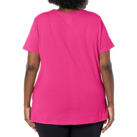 Just My Size Plus-Size Pure Cotton Jersey T-Shirt, Wide Classic Crewneck Tee for Women