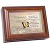 Cottage Garden Someone Special Woodgrain Music Box/Jewelry Box Plays Wonderful