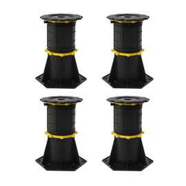 Zjyufy 4pcs Bed Support Legs for Bed Frame, Adjustable Bed Support Legs for Center Slat Legs (7.9-13in), Replacement Furniture Legs for Bed Sofa Dresser Table Cabinet Table