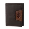 Dickies Men's Extra Capacity Trifold Wallet Black, Brown, One Size