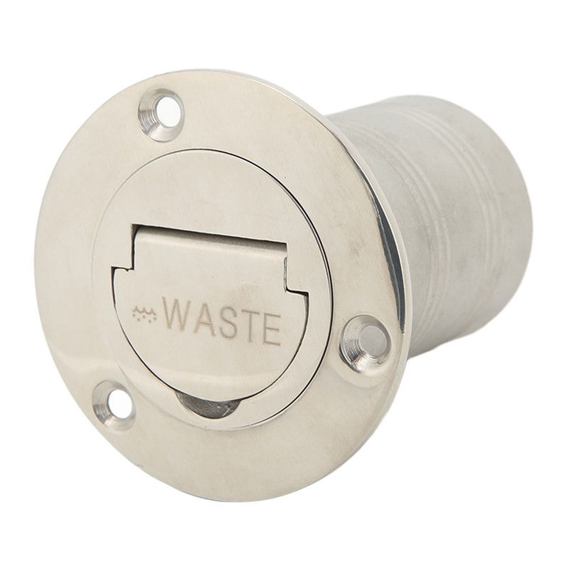 Boat Filler Right Angle Clamshell 316 Stainless Steel Hardware for