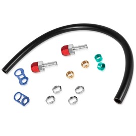 YMT 800-670 A/C Line Splice Kit Fit for 5/8" Line to Hose Repair, With No. 6 Hose 24 Inches, Air Conditioning Repair Splice Connector Kit