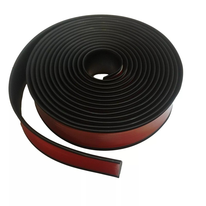Partsman Co. Self-Adhesive Flexible Rubber Molding Trim Strip 2" Wide