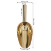 Ice Scooper Stainless Steel U Shaped Sturdy Food Grade Ice