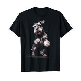 Miniature Schnauzer dog art Miniature Schnauzer Men Women Kids T-Shirt