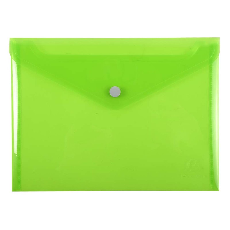 Exacompta - Ref. 34440E - 1 Pocket with snap Button