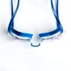 Zoggs Unisex Adult Racer Titanium Swimming Goggles, Blue/Light Blue/Mirrored Clear