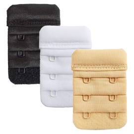 Eiarrnp Bra Extender - 2 Hook Bra Extenders for Women - Black & White & Beige