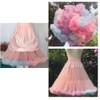 Acoolser Pannier Skirt, Tutu Skirt, Tulle, Petticoat, A-Line, Pannier, Volume,