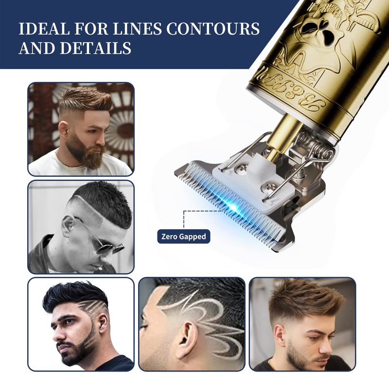 FADEKING Beard Trimmer for Men, Mes Hair Trimmer T-Blade Trimmer