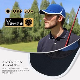 [GADIEMKENSD] メンズ キャップ レディース メッシュキャップ uvカット 帽子 ランニング キャップ 日除け帽子 夏 ハット 屋外用 登山 作業 野球帽 ロイヤルブルー