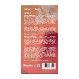 Republic Cosmetics - Blush En Barra Verbena (Naranja Coral)                                                                                           