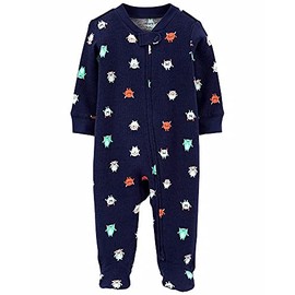 Carter's Boys' Interlock 115g219 (Newborn, Little Monsters)