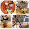 Onion Slicer Vegetable Chopper Onion Holder Slicing,Tomato Cutter with Cover