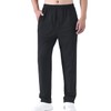 Zoulee Men's Casual Cotton Jogger Sweatpants Zipper Front Pants Style
