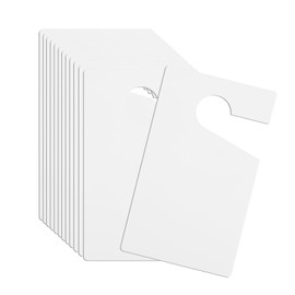 12 Pieces Thicker Parking Permit Hang Tag Blank DIY Passes,Recyclable Weatherproof Rearview Mirror Hanging Pass 3 x 5 Inches for Employee Resident Car Lot Enterprises Office and More ﻿