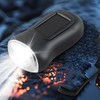 Wind Up Flashlight,Hand Crank Outdoor Flashlight | Weatherproof Solar LED