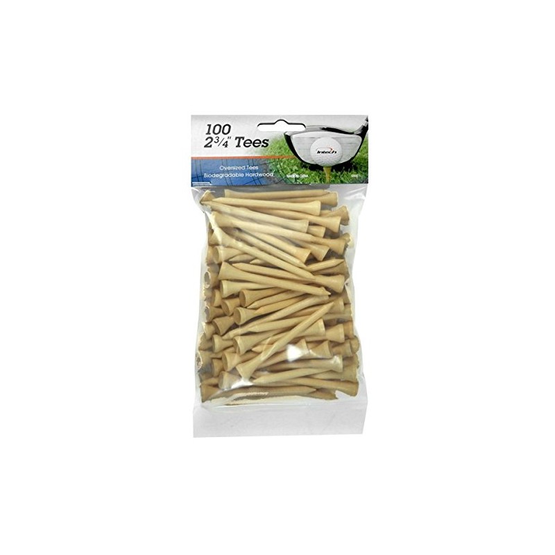 Intech Golf Tees 2 3/4-Inch. 100-Pack (Natural)