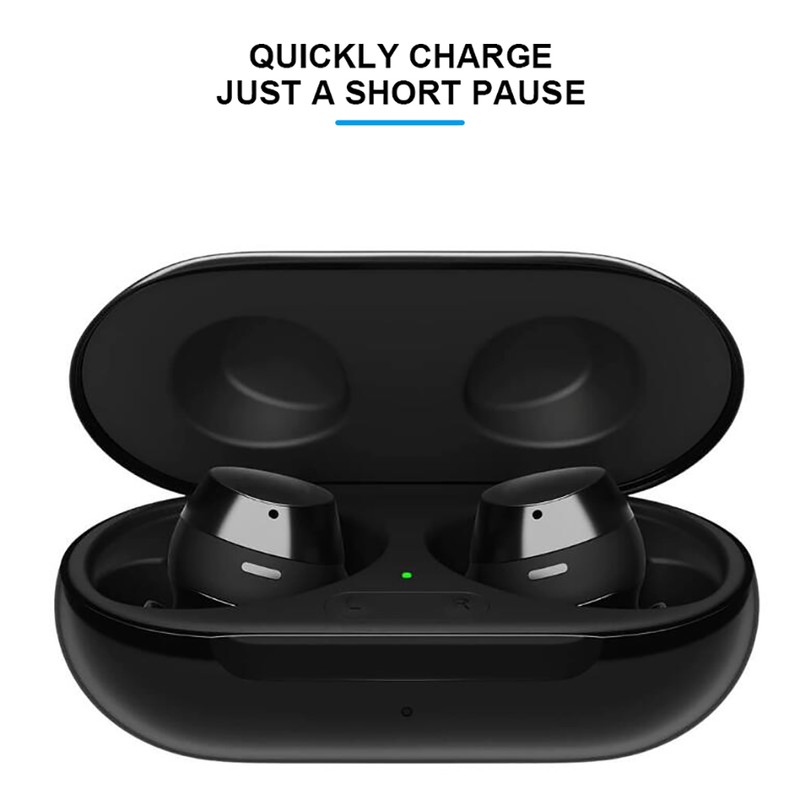 Wireless Bluetooth 5.0 Earphone Hifi Stereo Headset with Dual Microphones