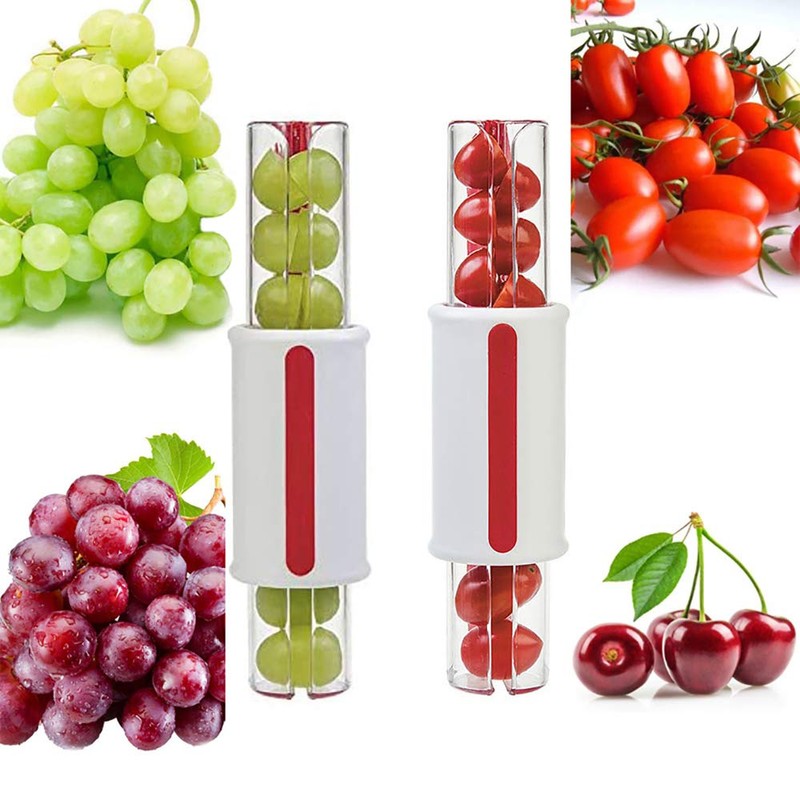Fruit Cutter, Tomatoes/Grapes/Cherry Cutter, Fruit Kitchen Decoration, Kitchen Aid, Vegetable