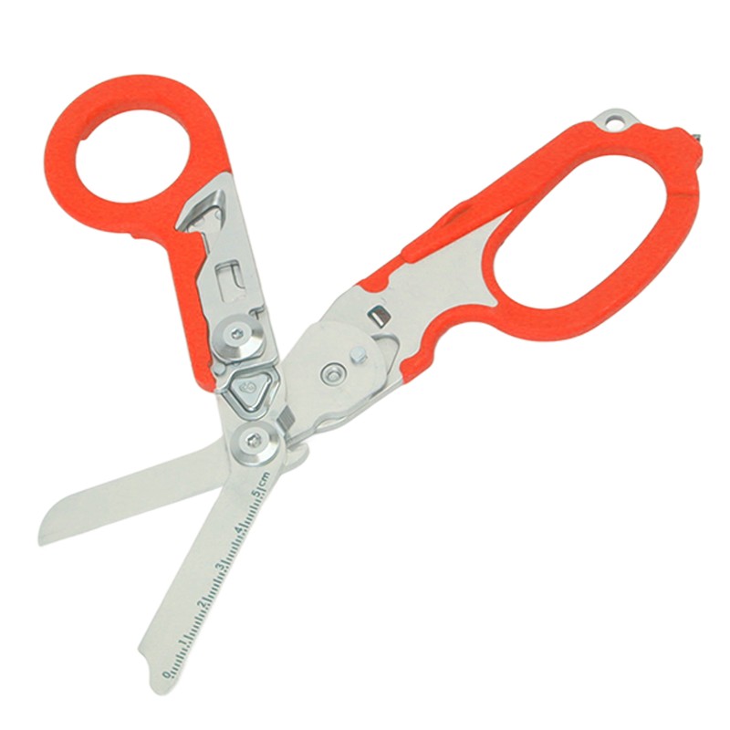Emergency Response Shears Foldable Shear with Ring Cutter Glass Breaker
