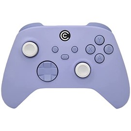 Custom Controllerzz Designer Series Custom Wireless Controller for PC, Windows, Series X/S & One - Multiple Designs Available (Light Violet W/Violet Inserts)