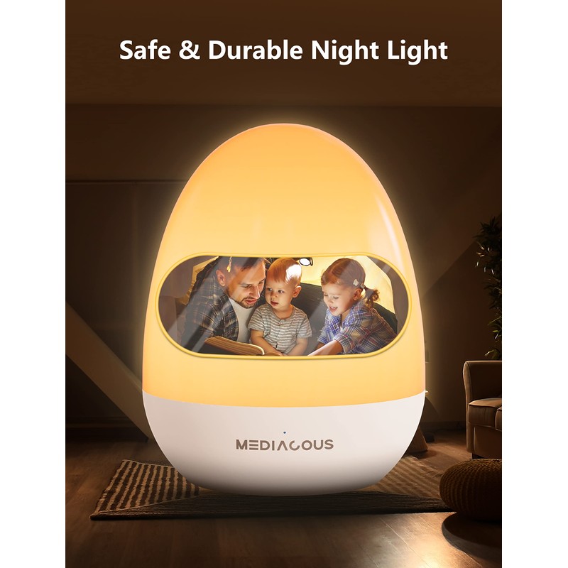 MediAcous Night Lights for Kids Room, Baby Night Light with