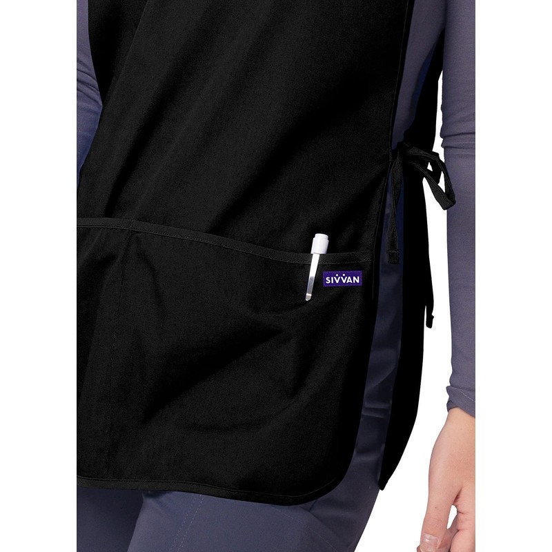 Sivvan Unisex Apron - Cobbler Apron - S8700 - Black