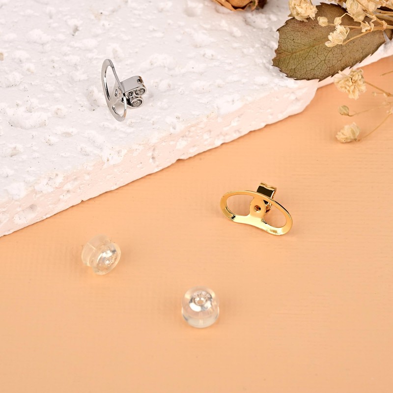 Earring Backs Replacements for Droopy Ears, Heavy Earrings Lifters, Locking