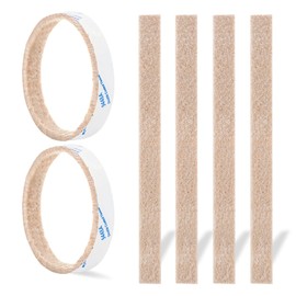 Furniture Felt Pads Strips 20pcs Pack 1/2 x 6 Inches Self Adhesive Beige Furniture Pads Anti Scratch Felt Pads Heavy Duty 3mm Floor Protector for Chair Feet for Hardwood Floor