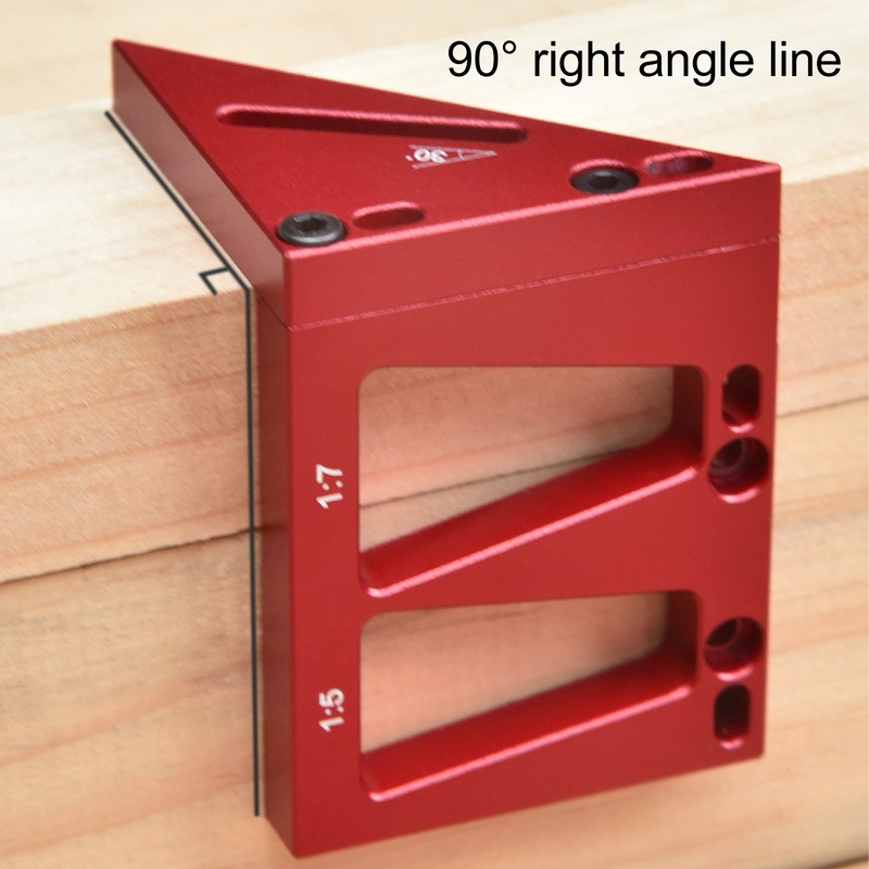 Multi Angle 3D Protractor 45 Degree Marking Ruler Essential Woodworking