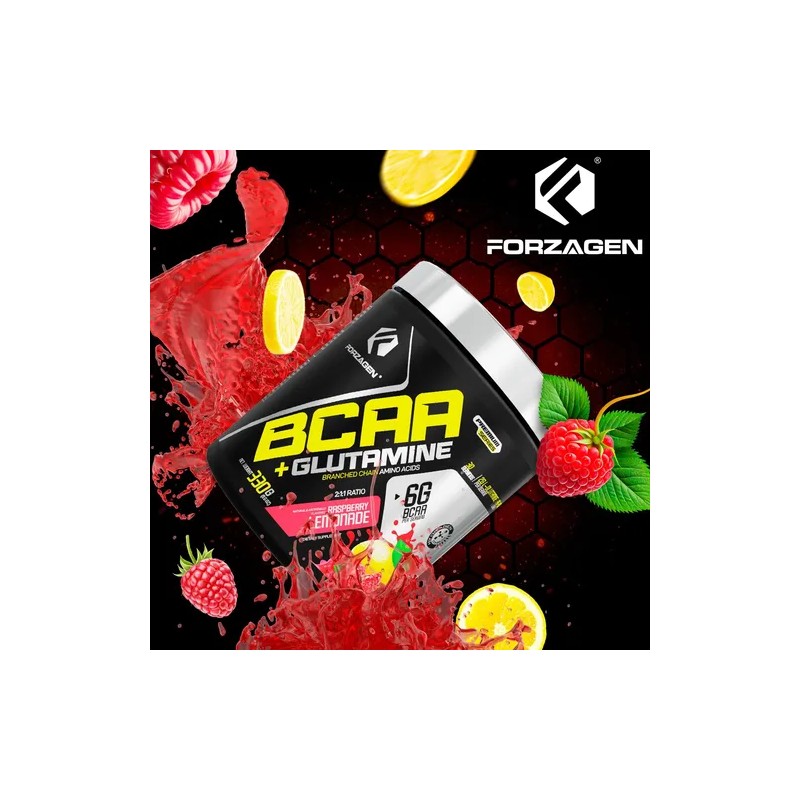 Forzagen Bcaa En Polvo Glutamina 30 Porciones Polvo Paquete
